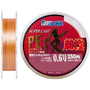 Шнур Sunline S-Cast PE Nagi Kyogi 250м #0.6/0.128мм 4.4кг (1658.01.13) зображення 1