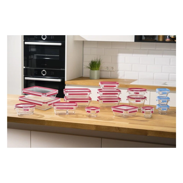 Харчовий контейнер Tefal Masterseal Glass Red 2 л (N1041110) - picture 4