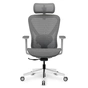 Офісне крісло Mealux Q1 Air Grey (HF-Q1 M/G) - зменшене зображення 3