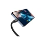 Дата кабель USB 2.0 AM to USB-C 1.0m Superior Fast Charging 60W black Baseus (CAYS000901) - зменшене зображення 4