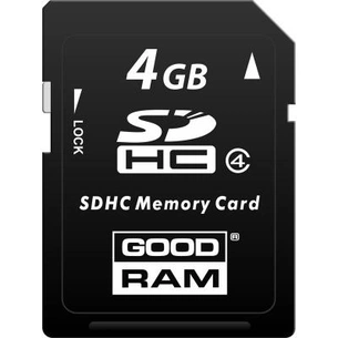 Карта пам'яті Goodram 4GB SDHC Class 4 (SDC4GHC4GRR10) зображення 1