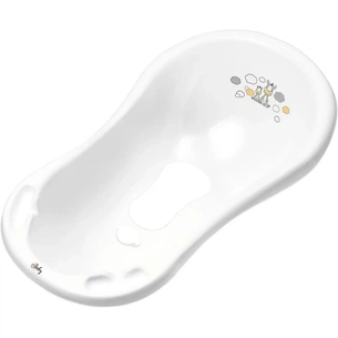 Ванночка Maltex Зебра 84 біла зі зливом (3910451) зображення 1