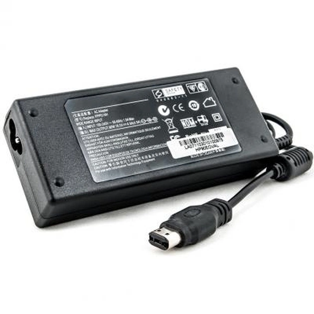 Блок живлення до ноутбуку PowerPlant HP, COMPAQ 220V, 18.5V 90W 4.9A (oval) (HP90EOVAL) - зображення 1