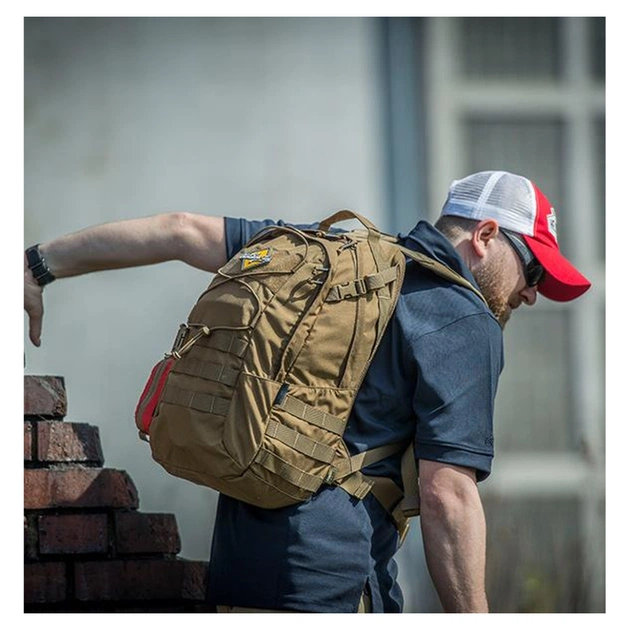 Рюкзак туристичний Helikon-Tex 21л Backpack - Nylon Polyester Blend - Melange Black-Grey (PL-EDC-NP-M1) - picture 9