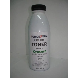 Тонер Tomoegawa KYOCERA TK-5220 (20г) Cyan (TG-KM5021C-20) зображення 1
