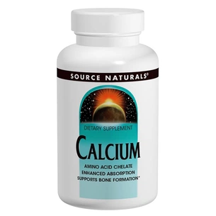 Мінерали Source Naturals Кальцій в амінокислотний хелати, 100 таблеток (SN0301) зображення 1