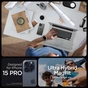 Чохол до мобільного телефона Spigen Apple iPhone 15 Pro Ultra Hybrid MagFit Graphite (ACS06716) - зменшене зображення 4