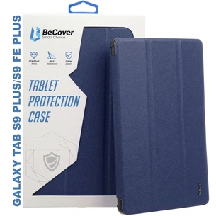 Чохол до планшета BeCover Smart Case Samsung Tab S9 Plus (SM-X810/SM-X816)/S9 FE Plus (SM-X610/SM-X616) 12.4" Deep Blue (710322) зображення 1