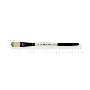 Пензлик для малювання Rosa Синтетика овальна, BREEZE 1226FR, №8 (4823098535584) изображение 1