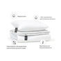 Ковдра MirSon Набір Бавовняний №1705 Eco Light White Ковдра 155х215 + поду (2200002656283) - зменшене зображення 2
