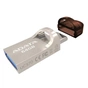 USB флеш накопичувач ADATA 64GB UC370 Golden USB 3.1 Type-C (AUC370-64G-RGD) - зменшене зображення 3