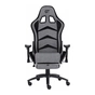 Крісло ігрове GT Racer X-2534-F Gray/Black Suede (X-2534-F Fabric Gray/Black Suede) - уменьшенное изображение 7
