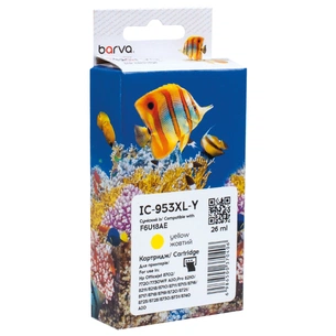 Картридж Barva HP 953XL (F6U14AE/F6U18AE) 1600 c, Yellow (IC-953XL-Y) зображення 1