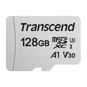 Карта пам'яті Transcend 128GB microSDXC class 10 UHS-I U3 A1 (TS128GUSD300S) зображення 1