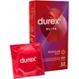 Презервативи Durex Elite латексні з силіконовою змазкою (тонкі) 12 шт. (5010232954229) - зменшене зображення 1
