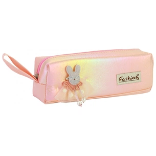 Пенал Cool For School 1 відділення з аплікацією Рожевий (CF6891-pink) зображення 1