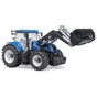 Спецтехніка Bruder трактор New Holland з навантажувачем (03121) - зменшене зображення 4