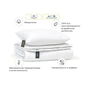 Ковдра MirSon Набір з Тенсел Всесезонний №1669 Eco Light White Ковдра + по (2200002657587) - зменшене зображення 2