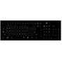 Наклейка на клавіатуру XoKo 109 keys UA/rus green, Latin white (XK-KB-STCK-BG) - зменшене зображення 1