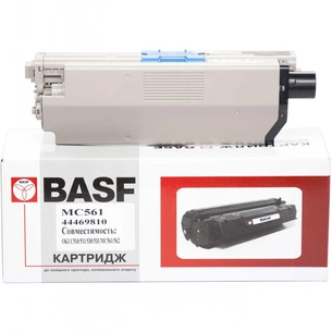 Тонер-картридж BASF OKI C510/511/530 Black 44469810 (KT-MC561K) зображення 1