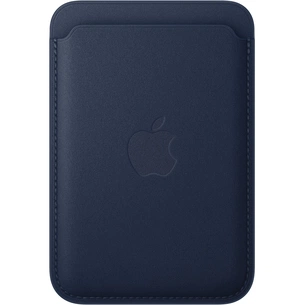 Чохол до мобільного телефона Apple iPhone FineWoven Wallet with MagSafe - Deep Blue (MA6X4ZM/A) зображення 1
