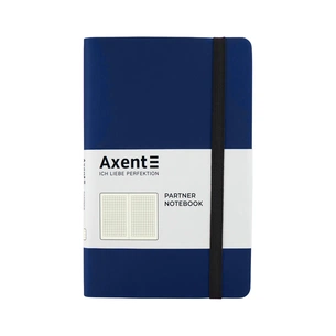 Блокнот Axent Partner Soft, 125х195, 96арк, кліт, синій (8206-02-A) зображення 1