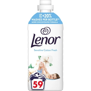 Кондиціонер для білизни Lenor Для чутливої шкіри Свіжість бавовни 1.239 л (8700216724470) изображение 1