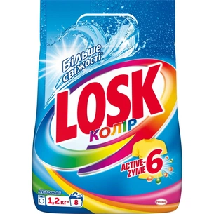 Пральний порошок Losk Колор 1.2 кг (9000101411607) зображення 1