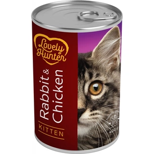 Консерви для котів Lovely Hunter Kitten Rabbit&Chicken 400 г (LHU45347) зображення 1