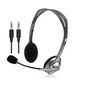 Навушники Logitech H110 Stereo Headset with 2*3pin jacks (981-000271) - зменшене зображення 1