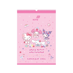 Календар Kite планер настінний Hello Kitty 2026 рік (HK26-440) зображення 1