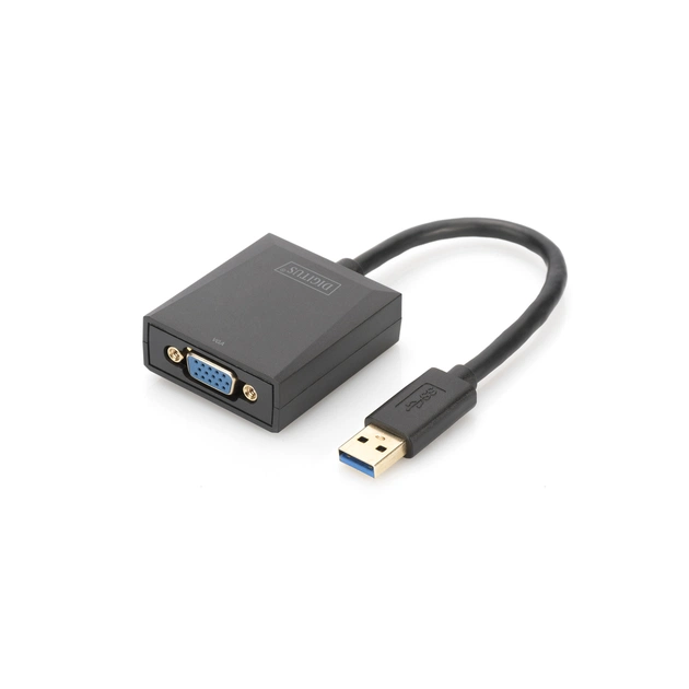 Переходник USB 3.0 AM to VGA F 0.15m Full HD Digitus (DA-70840) - изображение 1