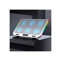 Підставка до ноутбука IceCoorel 10-15.6", 6*80mm 1800 RPM, 2*USB, 366x256x23mm, RGB (A17) - зменшене зображення 3