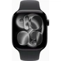 Смарт-годинник Apple Watch Series 11 GPS 46mm Jet Black Aluminium Case with Black Sport Band - M/L (MEUX4RK/A) - зменшене зображення 2