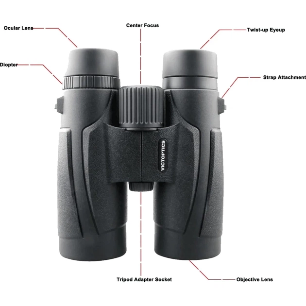 Бінокль Vector Optics Victoptics 8x42 Roof (BOSL01) - picture 6