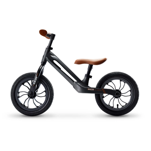 Біговел QPlay Racer с надувными колесами Black Brown (B-300BlackBrown) - зображення 1