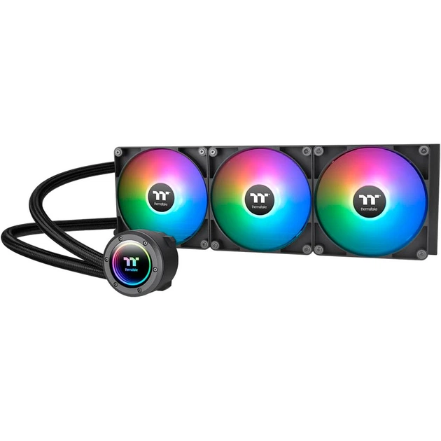 Система рідинного охолодження ThermalTake TH420 ARGB Sync (CL-W376-PL14SW-A) - изображение 1