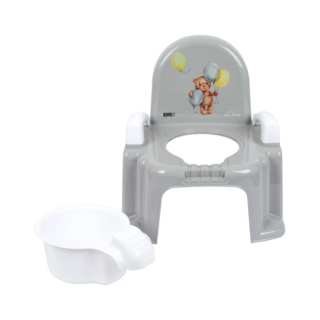Горщик Sevi Bebe стілець сірий (8692241246808) - зображення 5