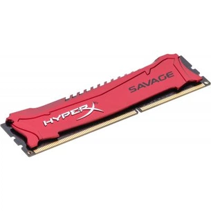 Модуль пам'яті для комп'ютера DDR3 4GB 1600 MHz Savage Red Kingston Fury (ex.HyperX) (HX316C9SR/4) зображення 1