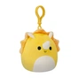 М'яка іграшка Squishmallows на кліпсі – Трицератопс 9 см (SQCP00216) - зменшене зображення 6