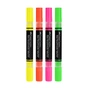 Набор маркеров Faber-Castell акриловые двусторонние Black Edition Shake & Paint Neon Acrylic Marker, 4 неоновых цвета (33105) - уменьшенное изображение 2
