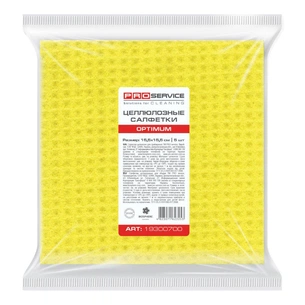 Серветки для прибирання PRO service Optimum целюлозні Жовті 5 шт. (4823071623253) зображення 1