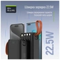 Батарея універсальна ColorWay 30 000 mAh PowerHub PD/22.5W, QC/4.0, Black (CW-PB300LP07BK) - зменшене зображення 10