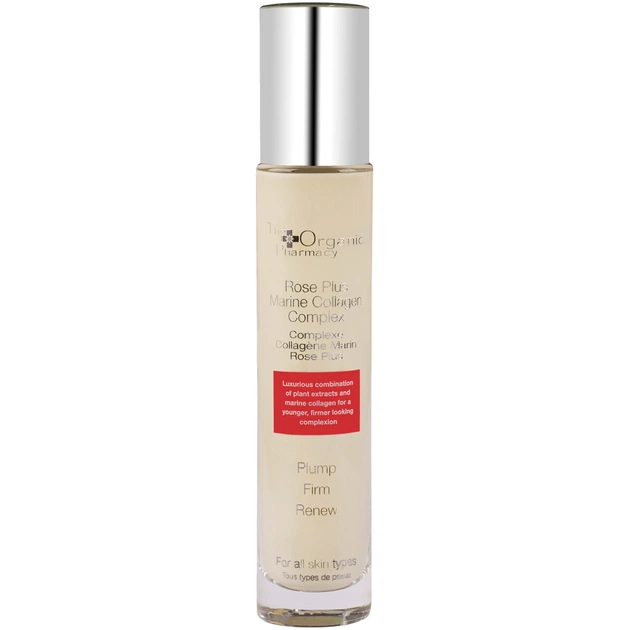 Сироватка для обличчя The Organic Pharmacy Rose Plus Marine Collagen Complex з морським колагеном 35 мл (5060063492049) - изображение 1