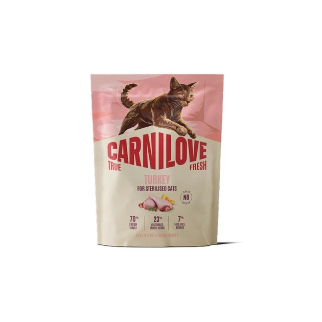 Сухий корм для кішок Carnilove True Fresh Turkey Sterilised 400 г (8595602582099) - зображення 1