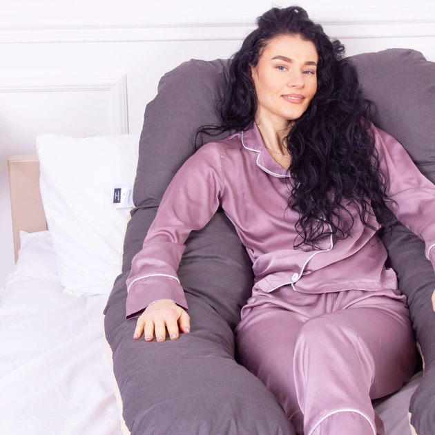 Подушка MirSon для вагітних та відпочинку Naturale Line №8001 U-подібна Marco (2200006178095) - picture 7