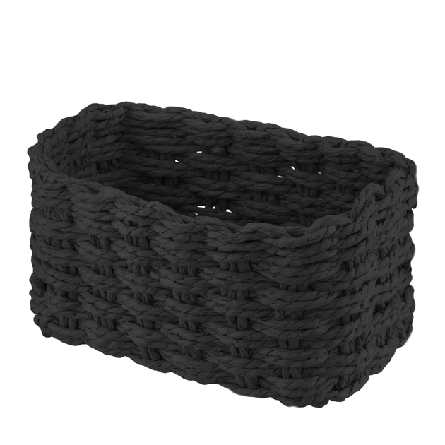 Кошик для зберігання Ardesto Prestigio Плетені Чорні 3 шт. 3.3 / 2.2 / 1.4 л (ARHC2505BL) - picture 6