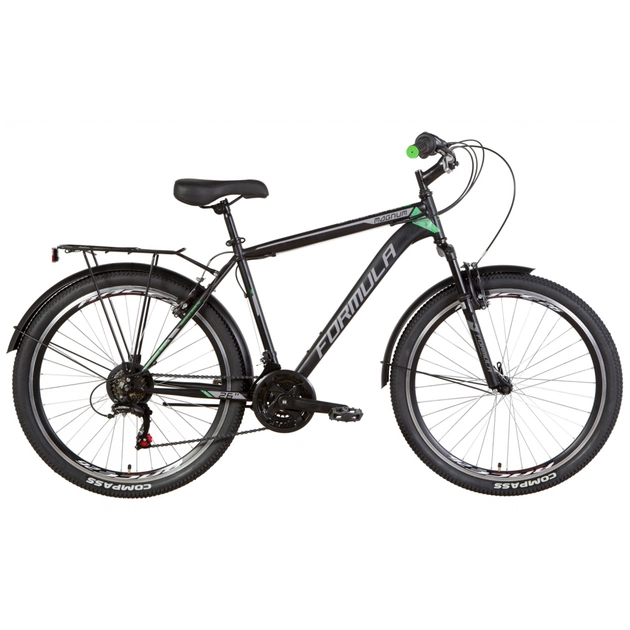 Велосипед Formula 26" MAGNUM AM Vbr рама-19" 2021 Black/Green (OPS-FR-26-471) - зображення 1