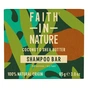 Твердий шампунь Faith in Nature Натуральний З кокосом та ши 85 г (708002306204) - зменшене зображення 1