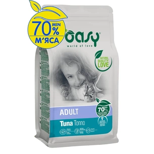 Сухий корм для кішок OASY LIFESTAGE Adult з тунцем 1.5 кг (8053017348216) зображення 1